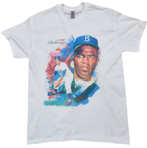 Camiseta Los Angeles Jackie Robinson arte retro vintage gráfico estilo suave regalo