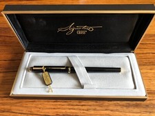 CROSS Füllfederhalter SIGNATURE wie neu fullset ca. 1990 schwarzer Klavier Lack