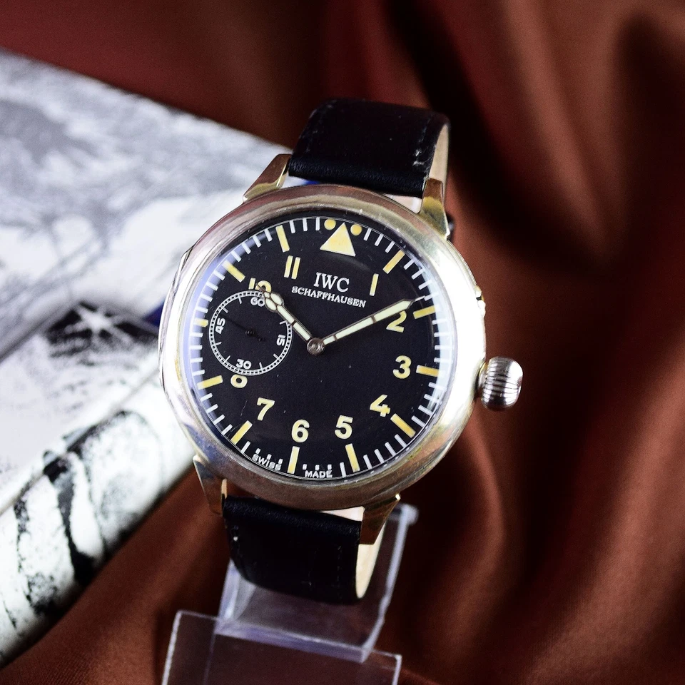 Vintage Swiss Watch IWC Military Style Collectible Marriage Wristwatch Serviced - Image 4 of 4