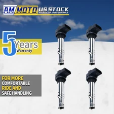 Set 4x Coil Packs 036905715F For VW Golf 1.4 TSI VW Polo Jetta 1.6 FSI Tiguan