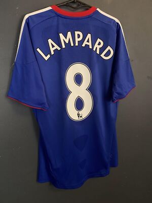 FRANK LAMPARD #8 MEN'S FC CHELSEA 2010/2011 SOCCER FOOTBALL SHIRT