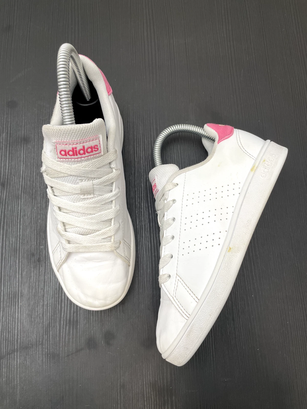 Adidas Advantage Cloud White Pulse Magenta Wonder UK1 EUR33 IG2512 PREZZO AL PUBBLICO £40