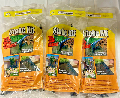 ABS Multi Purpose Stake Stakes Landscape Tree Staking Lot of 27 10'' Long