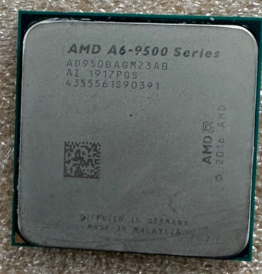 AMD A6 Series A6-9500 (2x 3.50GHz) AD9500AGM23AB CPU Sockel AM4
