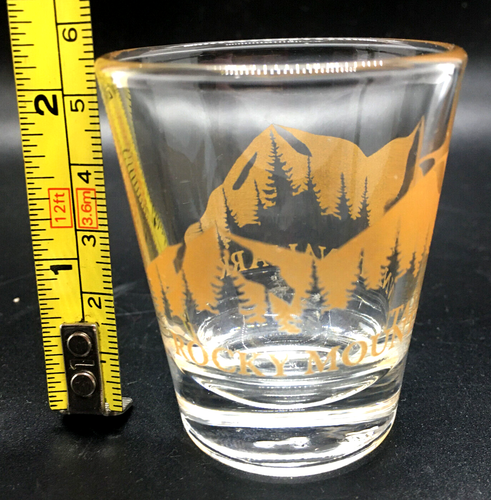 Libbey Rocky Mountain National Park Shot Glass Collectible Souvenir - Picture 8 of 8