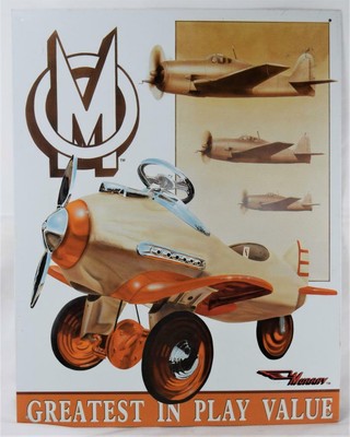 metal pedal airplane