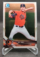 2018 Bowman Chrome Prospects #BCP107 D.L. Hall Baltimore Orioles baseball card