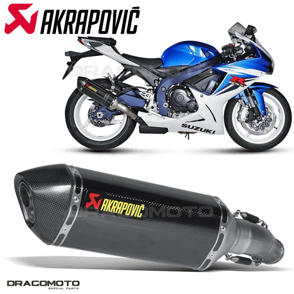 SUZUKI GSX R 600 750 2011 2017 Exhaust AKRAPOVIC Carbon S S6SO8 HZC