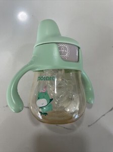 POTATO Handled Sippy Cup Attached Cap 6oz Bottle SI49
