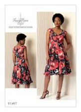 93 Vogue Pattern American Design TRACY REESE V1497 Tall 6-8-10-12-14