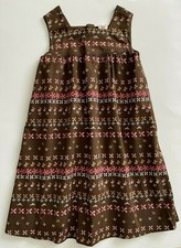 Baby Gap Girls Dress A-Line Brown Sleeveless Size 4 Years NEW