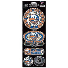 New York Islanders Stickers Prismatic Reflective Decals
