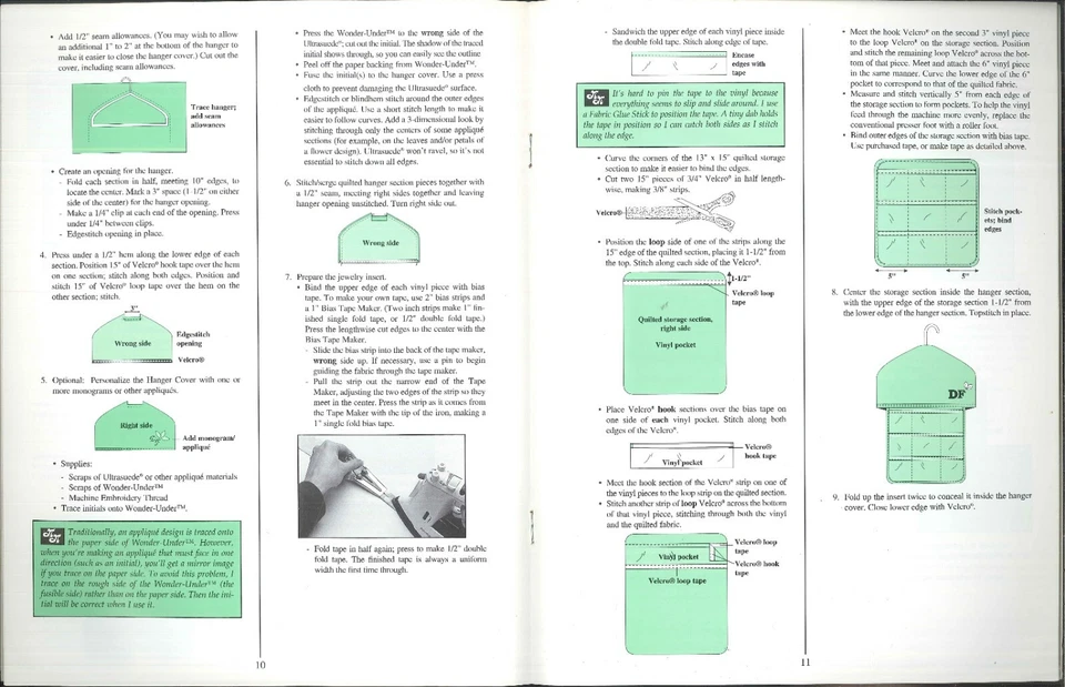 Gifts From The Heart Booklet 1995 Zieman 10 Projects Tote Bag Caddy Napkin Press - Image 4 of 4