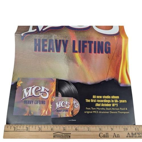 MC5 Heavy Lifting Promo Poster 11x17, RARE! Collectible Music Memorabilia - Picture 5 of 5