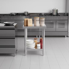 Heavy Duty Kitchen Work Center UK Commercial Kitchen Workstation with Sink