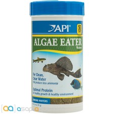API Algae Eater Wafers 6.4oz Fish Food Algae Blend Wafers with Omega 3