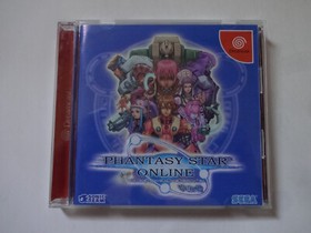 PHANTASY STAR ONLINE Ver.2 Sega Dreamcast DC 2001 HDR-0163 w/Obi Hagaki Japan