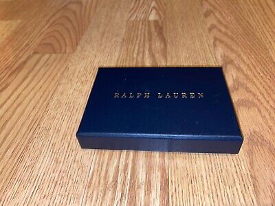 Polo Ralph Lauren small navy blue gold 