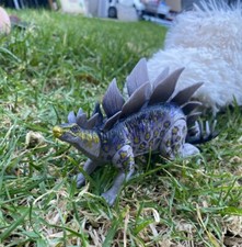 Amazing Detail STEGOSAURUS Kid Galaxy Poseable Dino Dinosaur Toy Figure NEW 