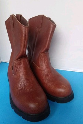 Herman Survivor Ranch Style Steel Toe Work Boots Brown Size 13