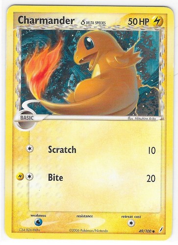 Pokemon Card Charmander 49 100 Ex Crystal Guardians Mp Ebay Pokemon Card Charmander 49 100 Ex Crystal Guardians Mp Ebay