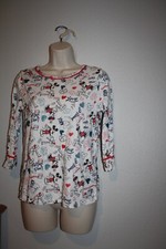 Disney Mickey and Minnie Mouse Shirt White