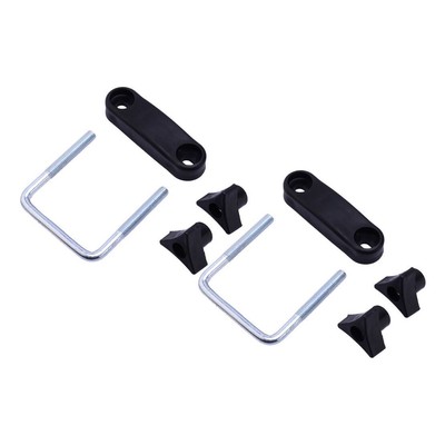 2x Universal Roof Box Car Van Mounting Fitting U-Bolts Roof Rack Bracket Kits A4