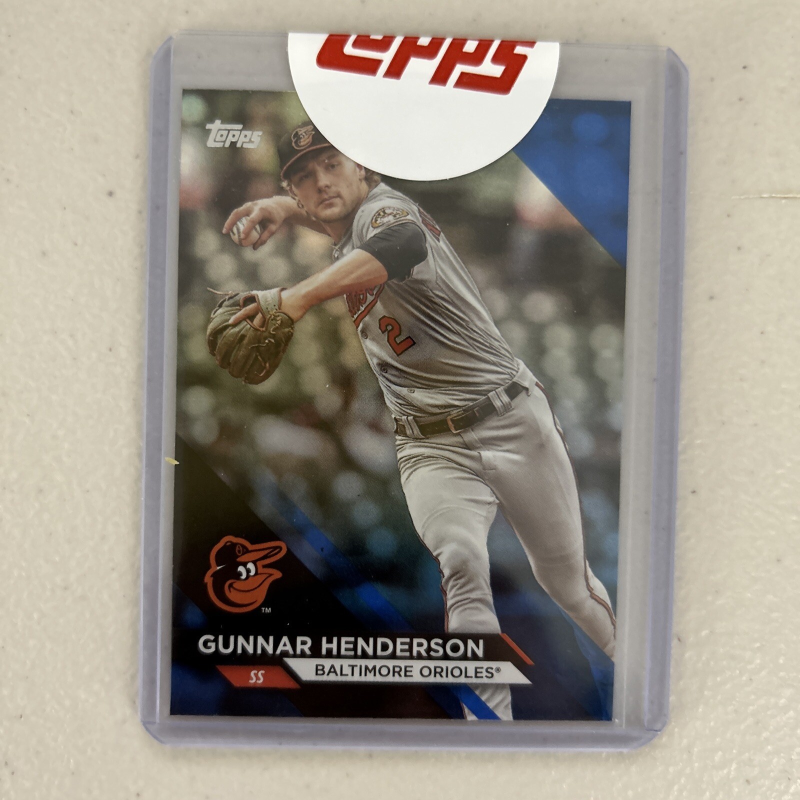 Gunnar Henderson 2024 Topps Flagship Collection Card 43/50 - Orioles