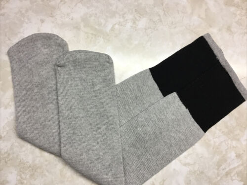 Mens Winchester Thermal Socks - Size 10-13 - Gray w/Black - Made in U.S.A. - Picture 2 of 5
