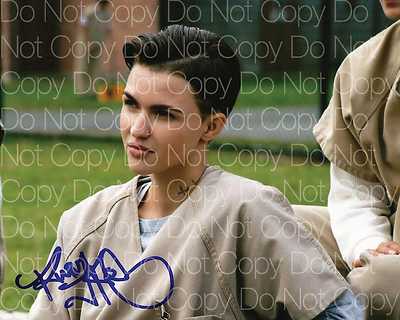 Ruby Rose Orange New Black signed Stella 8X10 photo picture poster autograph RP 