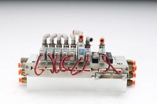 SMC 7x VQZ115-5L01-M5 and 1x VQZ1121-5L01-M5 Solenoid Valves w/ Manifold 48395