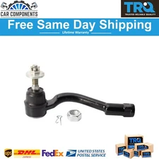 TRQ Front Driver & Passenger Side Outer Tie Rod Set For 2015-19 Hyundai Sonata