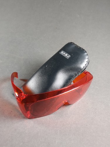 SPEX Forensics Orange UV Imaging Safety Glasses In Pouch ANSI Z87.1 NMT Made USA - Picture 2 of 19