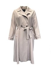 Marina Rinaldi Women's Beige Tempo Button Closure Coat Size 20w/29 Nwt