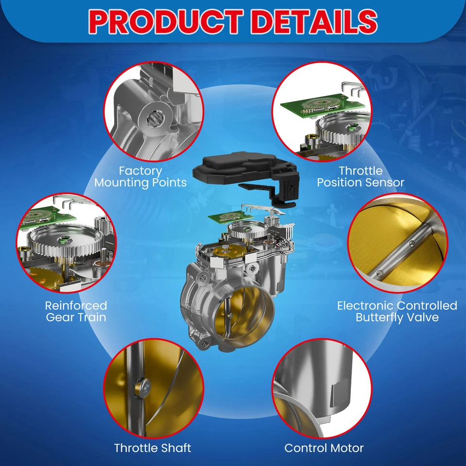 Cuerpo del acelerador S20156 para 01-05 Seat Ibiza Volkswagen Beetle Golf Jetta 2,0 L Foto 4 de 4