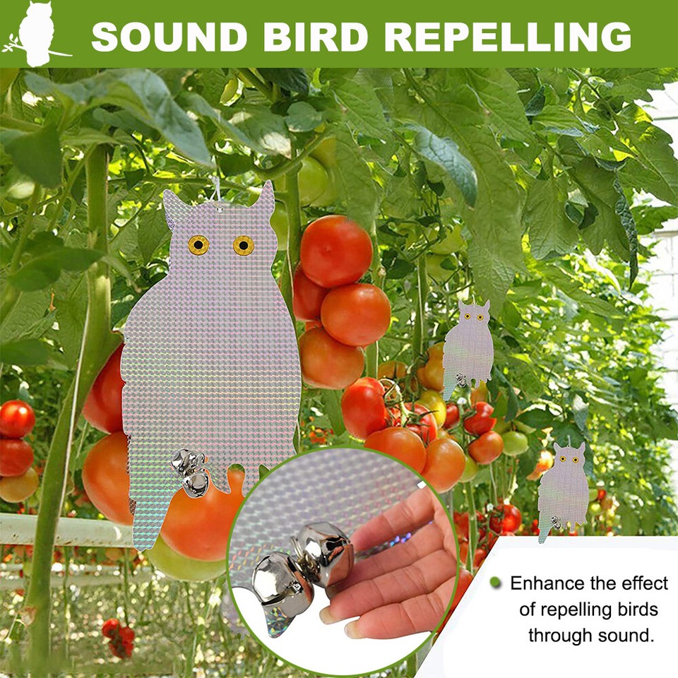 Bird Repellent Spiral Reflectors Hanging Reflective Birds Deterrent ...