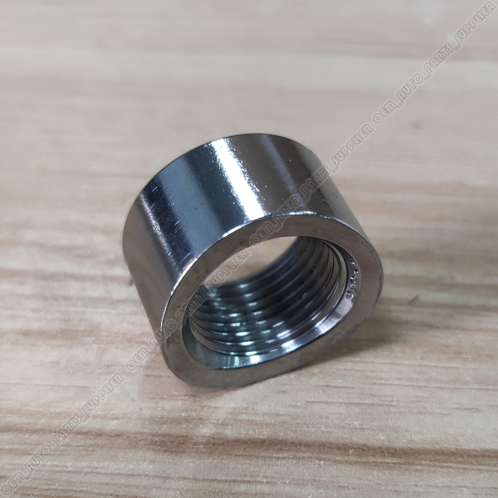 (2) Weld on / Weld in O2 Oxygen Sensor Bung Curved 304 Stainless Steel ...