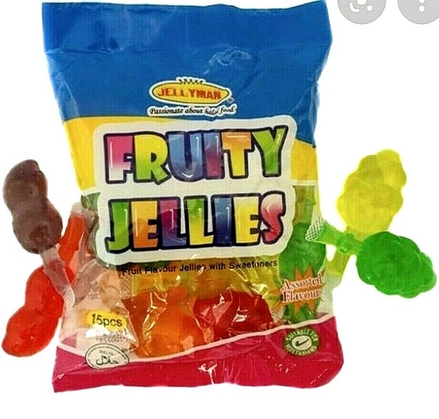 Full Jelly Fruit Tik Tok Candy Snack Challenge Sweets Jellies 55pcs