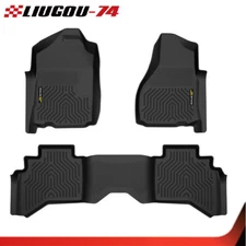 TPE Floor Mats Liners Fit For 02-08 Dodge Ram 1500 03-09 Ram 2500/3500 Quad Cab