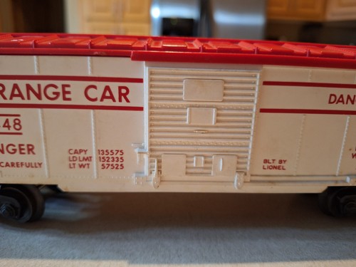 Lionel O Gauge Exploding Boxcar: Boxcar exploding mechanism has a hair trigger - Picture 6 of 19