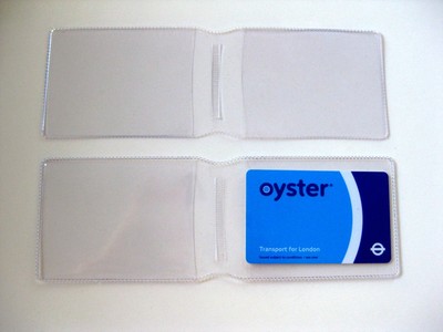 50 x Clear Plastic Oyster Card Wallet / Holder / Cover | eBay