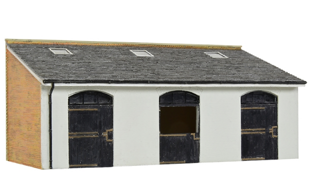 Railway Stables - Bachmann Scenecraft OO Resin Building 44-0147