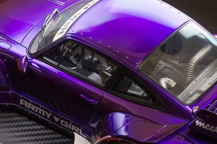SUPER RARE* Ignition Model 1/18 RWB 993 Purple Metallic Porsche