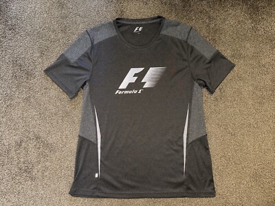 Formula 1 Logo Performance Technical T-Shirt XXL Gray NEW