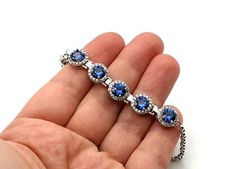 Handmade Women's Gemstone 925 Sterling Silver Bracelet