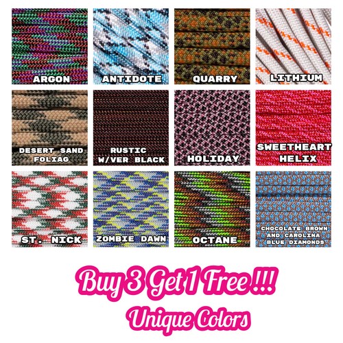 Check out our other colors of paracord products