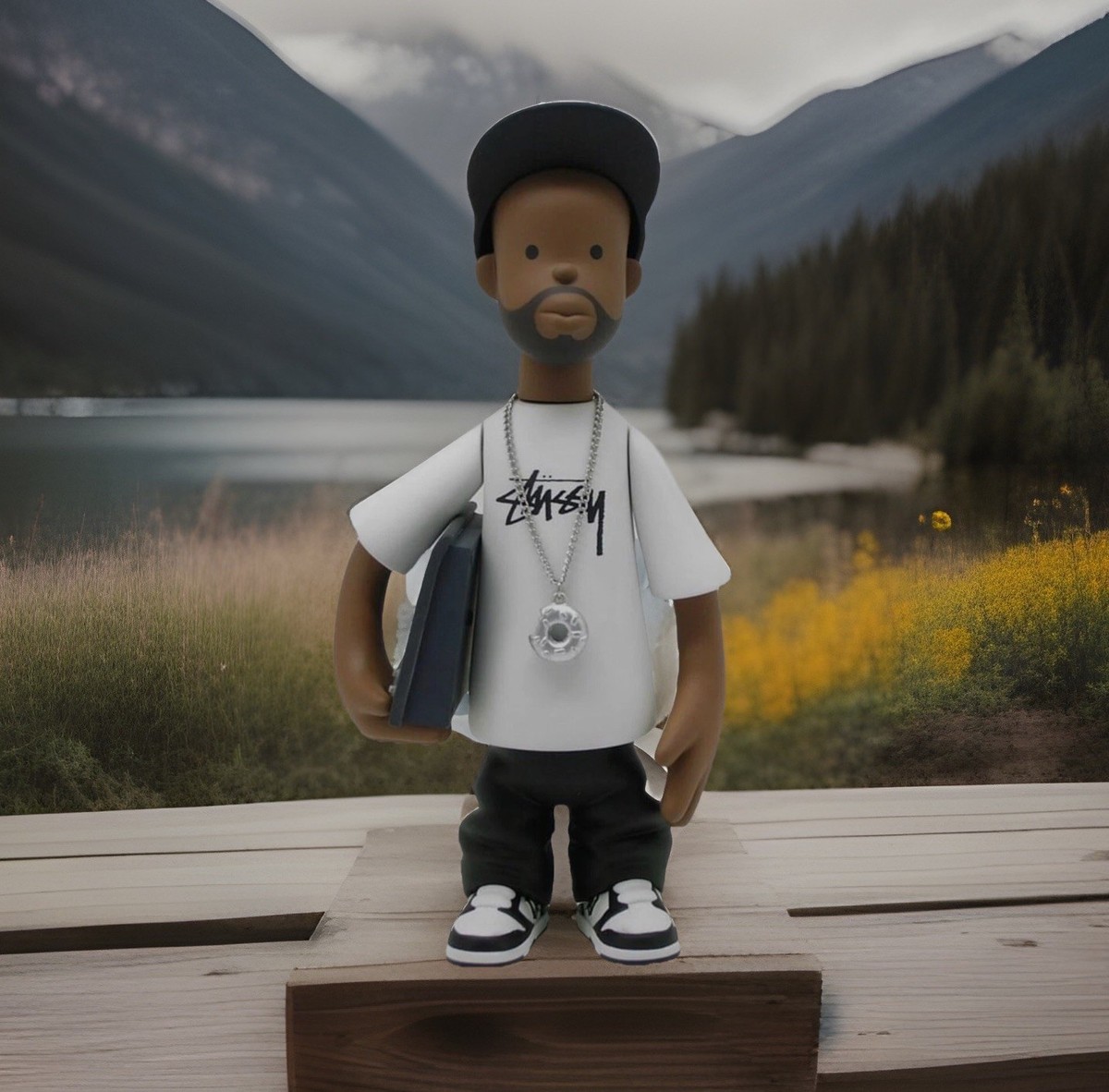 J Dilla “Donuts” Figure – Rap Cats x Pay Jay – Stüssy Collab – No