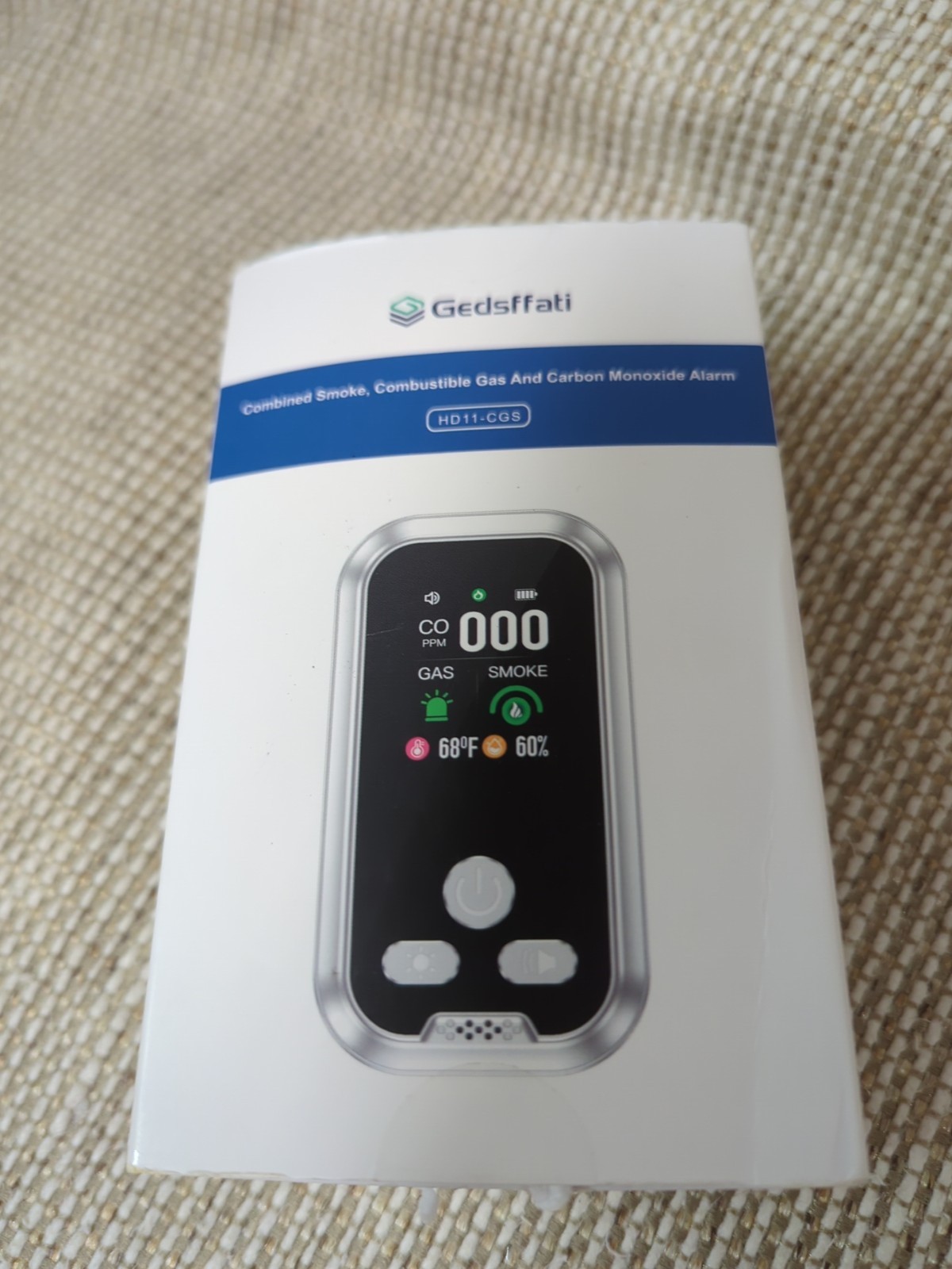 Gedsffati HD11-CGS Combined Smoke, Combustible Gas, and Carbon Monoxide Alarm