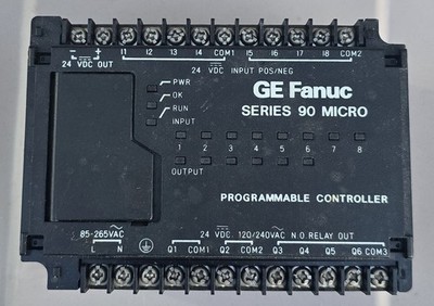 GE Fanuc Series 90 Micro IC693UDR001BP1 Programmable Controller 24VDC