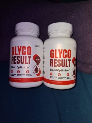 (2 Pack) Glyco Result Advanced Blood Health Support Formula GlycoResult 120 Caps